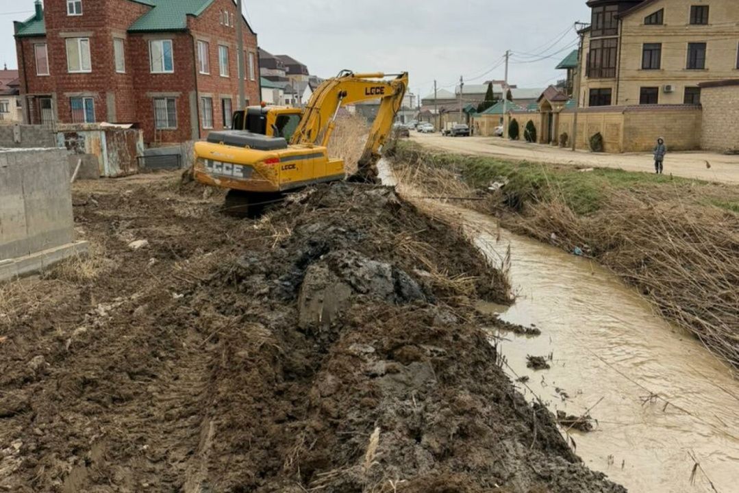 В Дагестане укрепляют русло реки Черкес-Озень