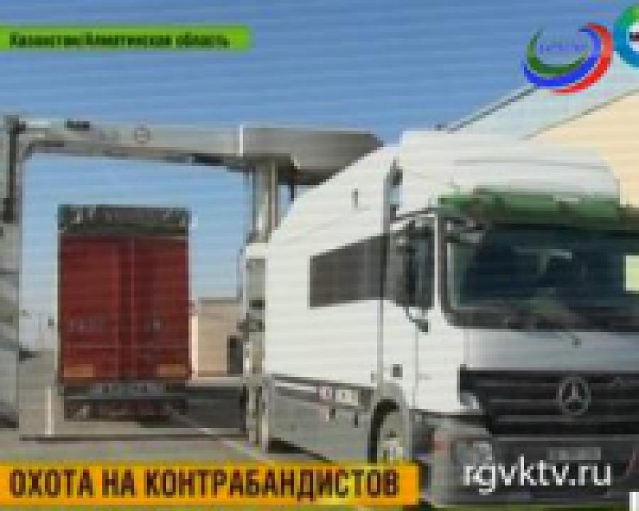 В Казахстане за две недели задержали 10 фур с контрафактом