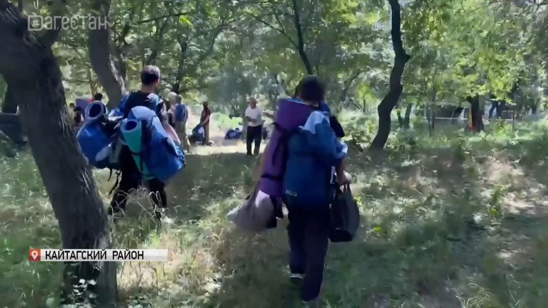 Туристический слет Движения Первых прошел в Кайтагском районе