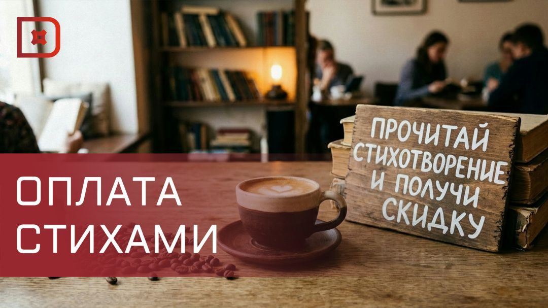 Прочитай стихотворение наизусть - получи скидку на кофе