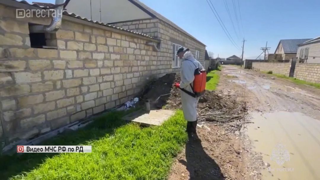 Все жилые дома и приусадебные участки освобождены от воды в Дагестане