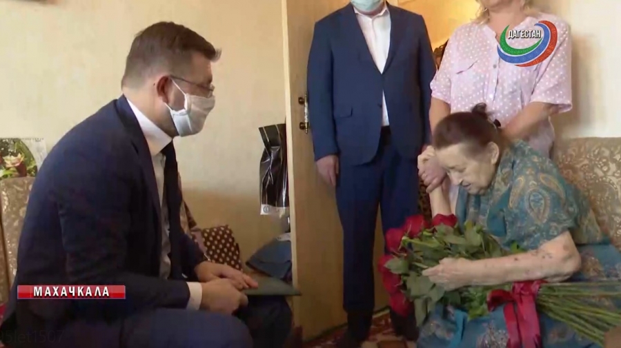 Ветерану ВОВ Ольге Якимук испонилось 95