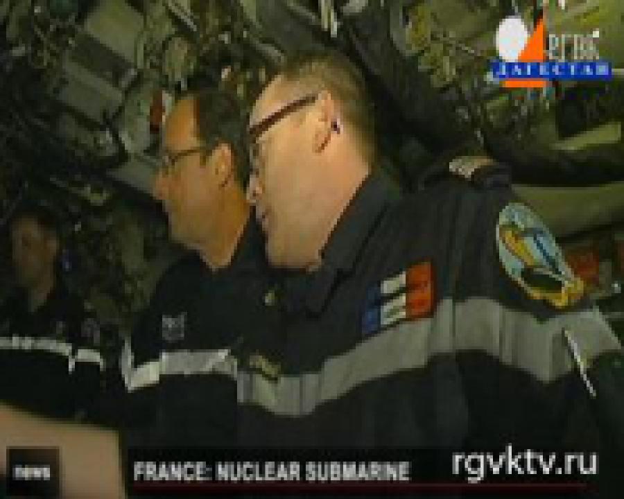 Олланд совершил погружение на атомной подводной лодке