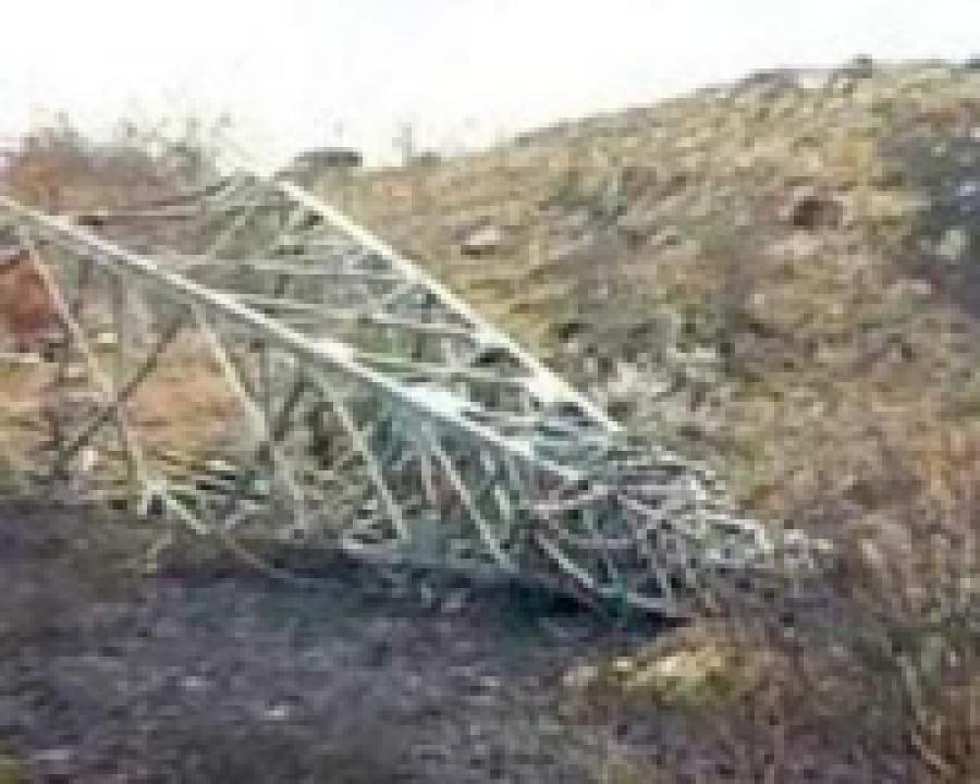 В Дагестане подорваны 2 опоры высоковольтной ЛЭП