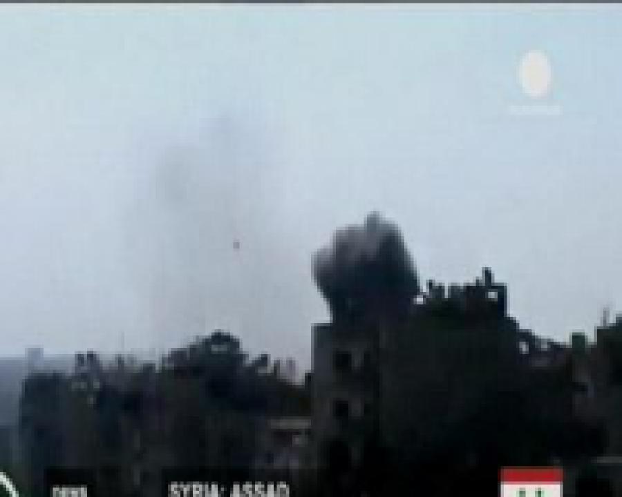 Наблюдатели  ЛАГ провели  ночь в сирийском  Хомсе