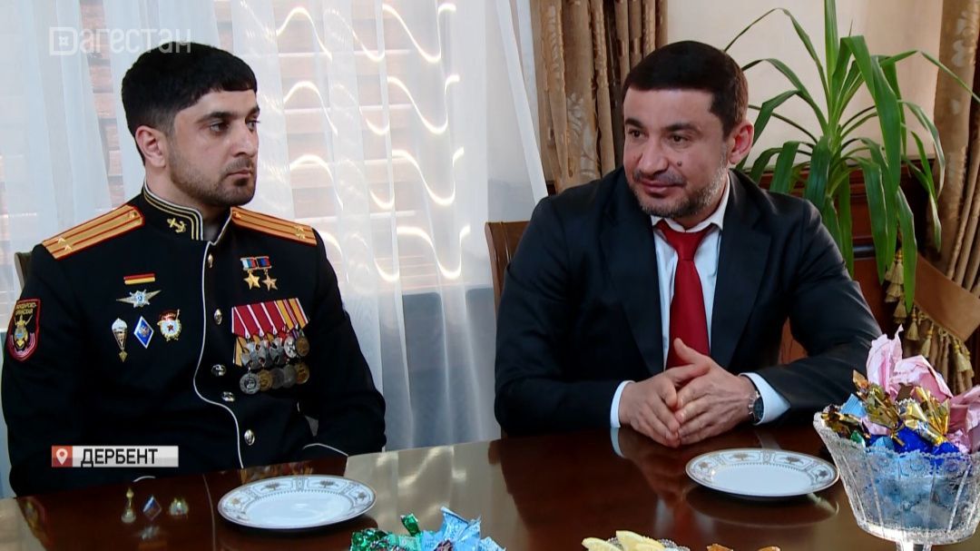 В Дербентском районе чествовали Героя России Хантемира Султанова