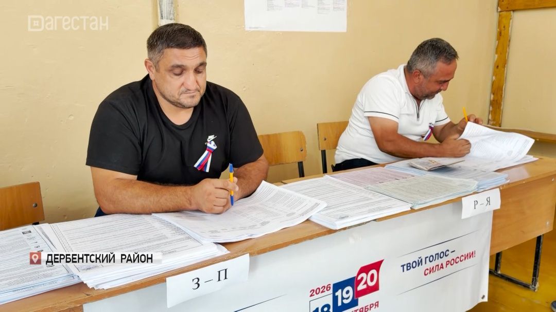 В Дербентском районе отдать свой голос за будущее страны пришел Герой России – Хантемир Султанов