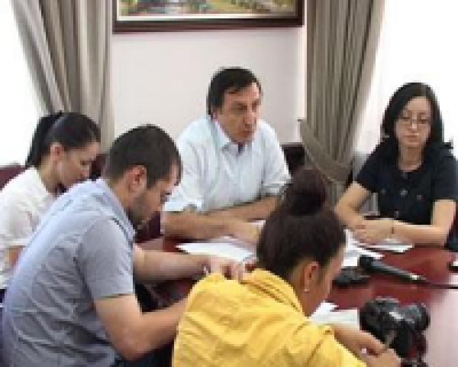 В ДГУ прошла пресс-конференция, посвященная старту приемной кампании