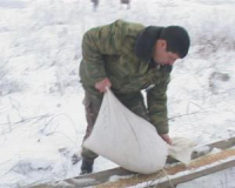 В Дешлагарском заказнике егери подкармливают животных