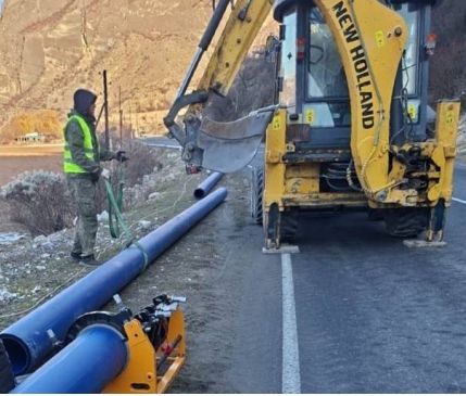 В Гергебильском районе началась поэтапная укладка нового водовода