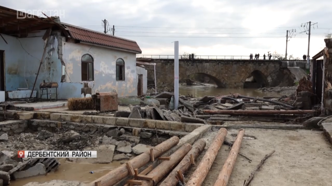 Последствия стихии в Мамедкале