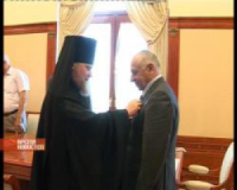 Президент Дагестана Муху Алиев награжден орденом Святого благоверного князя Даниила Московского