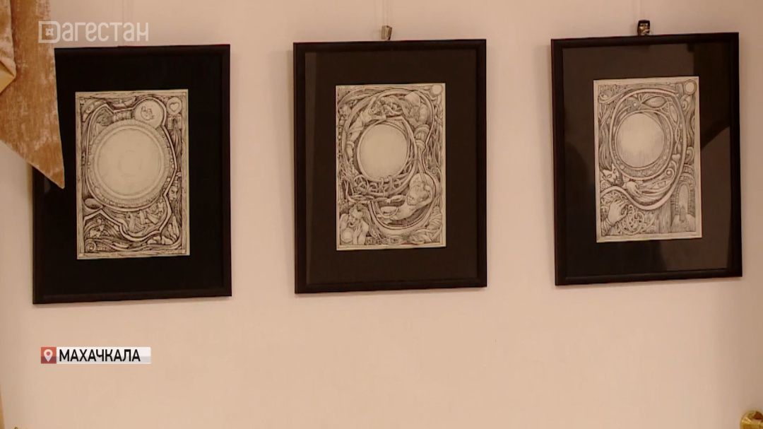 Персональная выставка Магомеда Сагидаева проходит в Театре поэзии