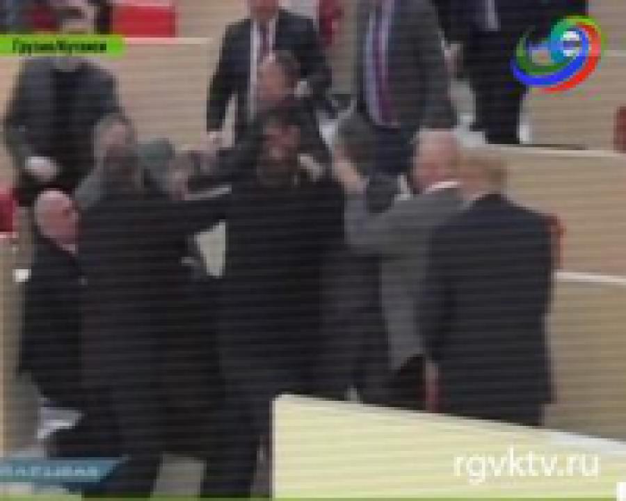В  парламенте Грузии обсуждение евромайдана закончилось дракой