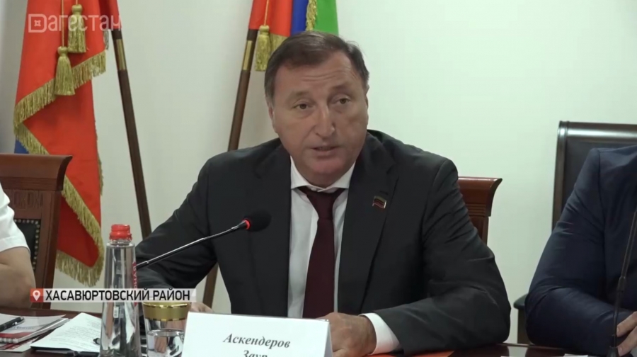 Заур Аскендеров посетил Хасавюртовский район