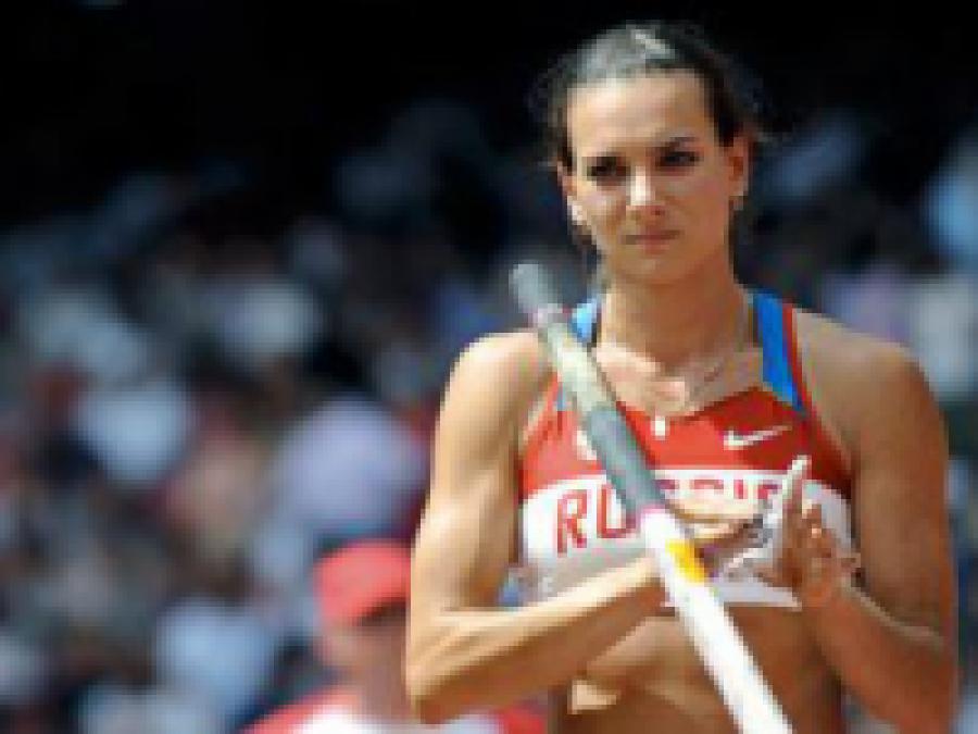 Елена Исинбаева установила новый мировой рекорд