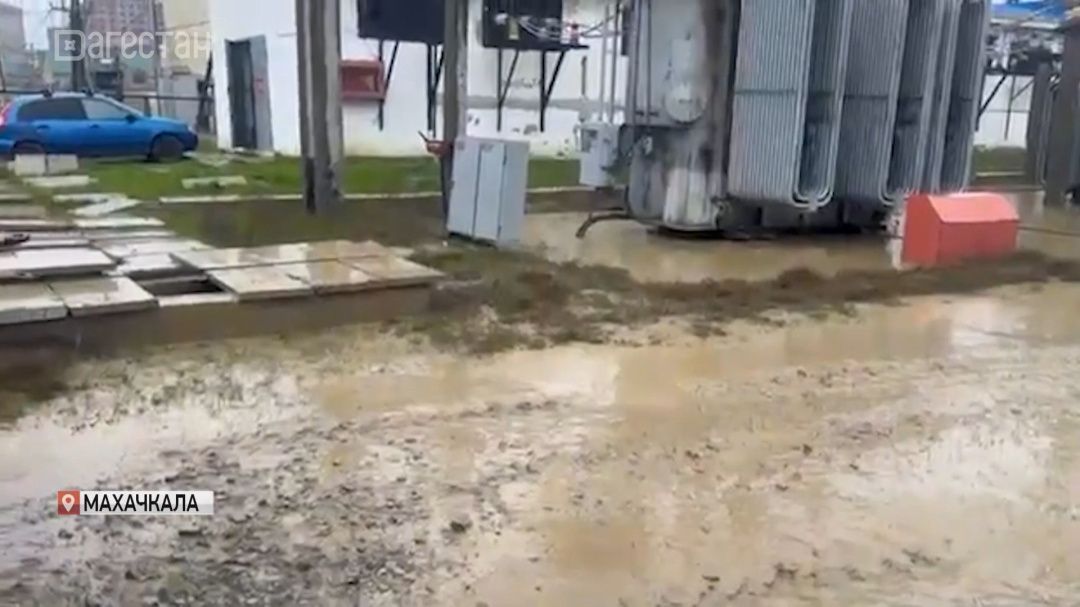 Уровень затопления на подстанции «Приморская» снизился