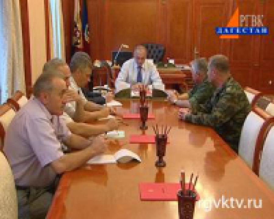 В Дагестане обсудили вопросы подготовки к проведению стратегических командно-штабных учений «Кавказ-2012»