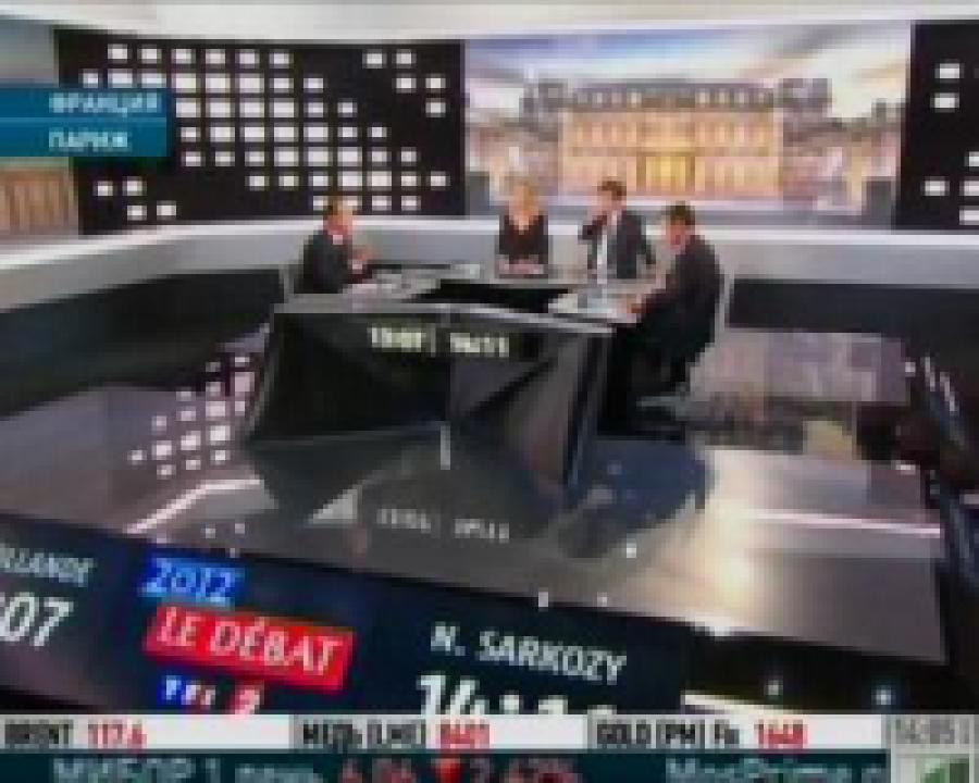 Во Франции завершились теледебаты 