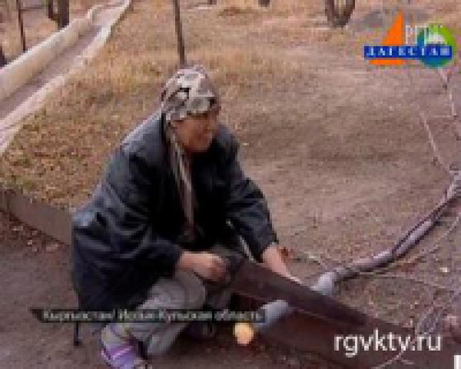 В киргизских селах пожилые люди вынуждены, буквально, выживать