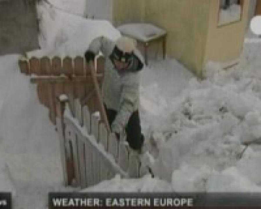 Из-за аномальных холодов в Европе погибли более 600 человек