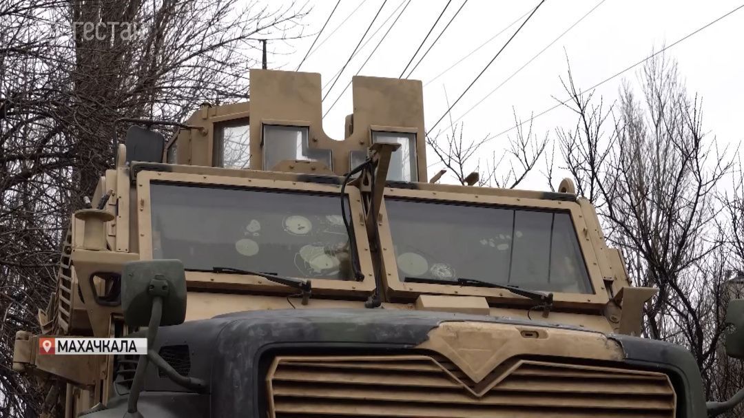 Трофейную технику НАТО показывают в Военном центре ДГТУ 